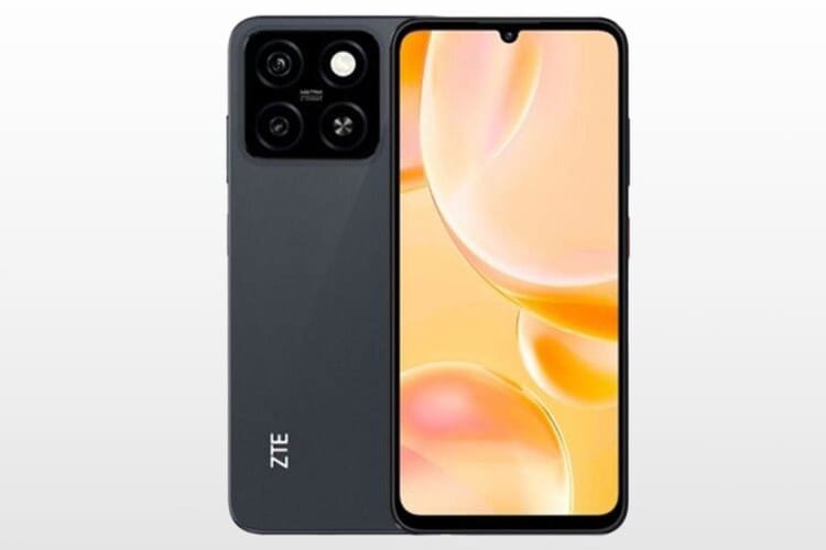 ZTE A55 Smartphone, 128GB Storage, 4GB RAM, 4G - Black