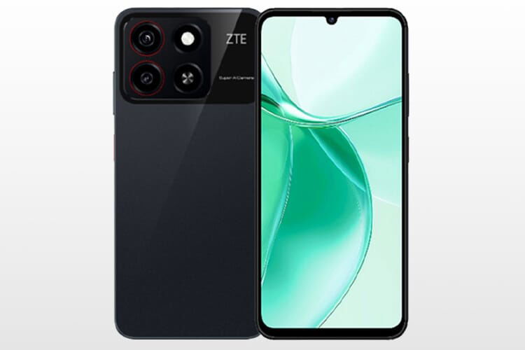 ZTE A35 Smartphone, 64GB Storage, 2GB RAM, 4G - Black