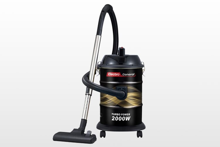 مكنسة برميل الكترو جنرال، 21 لتر، 2000 واط، VCD-410G - اسود