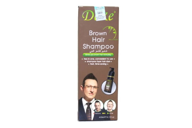 Dexe Shampoo for Dark Brown Hair Dye, 400 ml