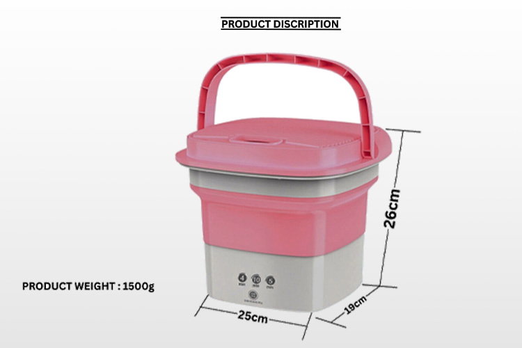 Pink Washing Machine Mini S